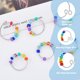 thumbnail image 5 of 10 anillos abiertos giratorios de arcoíris de 2 estilos, ajustables y personalizados, con cuentas giratorias, para inquietos., 5 of 5