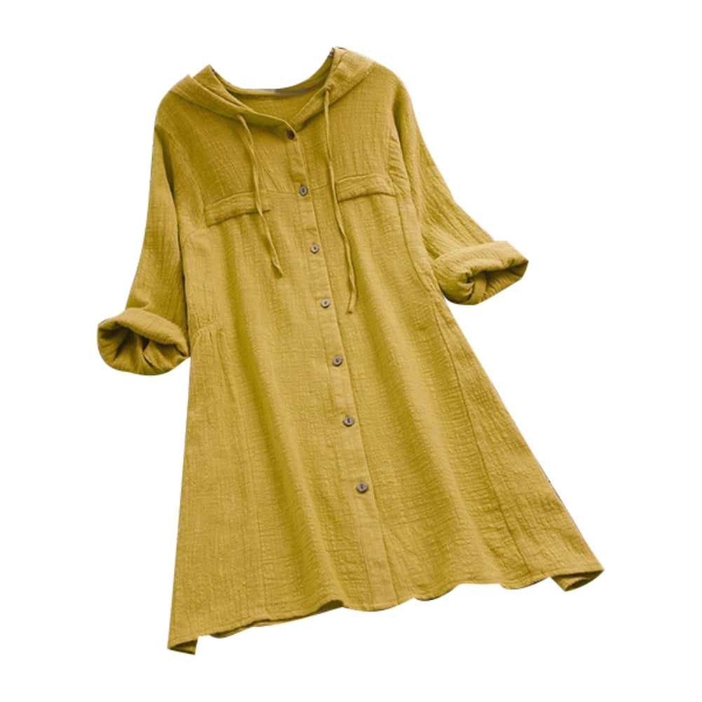 hooded tunic dress