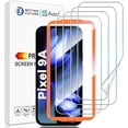 thumbnail image 1 of ccwonima 4 Pack for Google Pixel 9a Screen Protector [Not Glass] - Film for Pixel 9a Screen Protector [Fingerprint Compatible][Alignment Tool][7H Hybrid][2025], 1 of 1