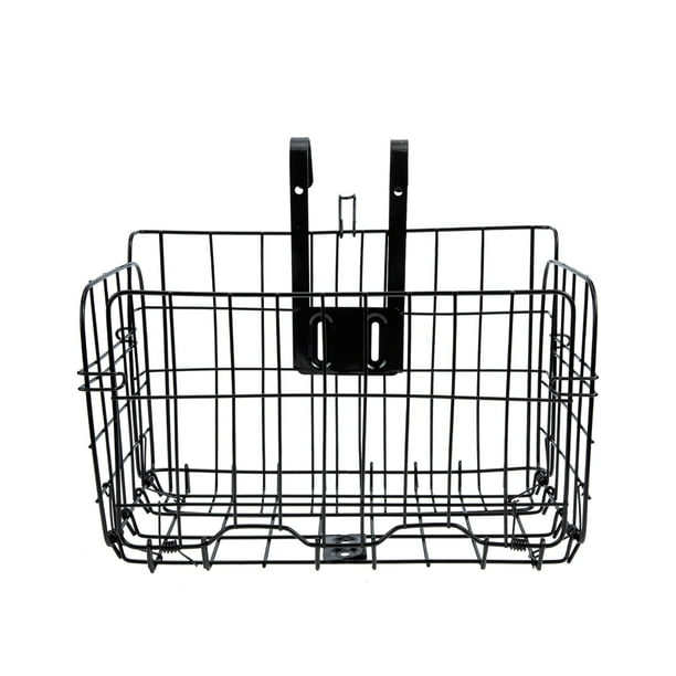 Mountain Bike Basket Bike Front Basket Iron Bike Basket Fast Release Bike Basket