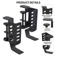 thumbnail image 5 of SJYYTT 2Pc Desk Side Vertical Laptop Stand,No Drill Laptop Desktop Mount,Hanging Laptop Holder for Desk Side,Clamp On Desk, 5 of 7