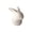 C, variant on Costeam Easter Bunny Ceramic Q Version Figurine Simple Cute Decorative Craft For Home Desktop