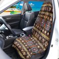 thumbnail image 3 of XYZCANDO Car Seat Towel Cover Machine Washable Microfiber, Compatible with Automotive Front Seats, for Sedan Trucks Cars, Geometric Pattern, 3 of 7