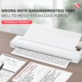 thumbnail image 2 of Impresora térmica portátil Bluetooth LiebeWH A4 con 1000 mAh, 2 of 5