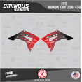 thumbnail image 3 of Kalair GFX Graphics Kit for Honda CRF250R (2018-2021) Ominous Series, 3 of 5
