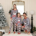 thumbnail image 3 of Santa Claus pattern matching pajama set - Gray version, 3 of 7