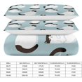 thumbnail image 2 of HAHDAXIA Cat Bedding Solid Comforter Set for All Seasons,3 Pieces(1 Comforter+2 Pillowcases),Soft Microfiber Bedding Set Twin(86"x70"), 2 of 7