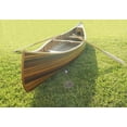 thumbnail image 5 of Wooden Canoe With Ribs Curved Bow Matte Finish 12 ft, 5 of 5