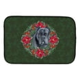 thumbnail image 1 of Carolines Treasures CK1560DDM Cane Corso Poinsetta Wreath Dish Drying Mat, 1 of 4