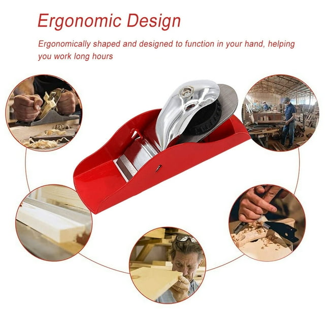 Becaristey Woodworking Raboteuse Portable Rasoir Mini Rabotage Outil Woodworker Réparation Surface Lissage Bricolage Artisanat Accessoires