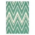 thumbnail image 2 of Safavieh Cambridge 5' X 8' Hand Tufted Wool Rug in Teal and Ivory, 2 of 5