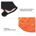 thumbnail image 5 of Uxcell Webbed Swimming Aquatic Gloves Printing Water Resistance Training Gloves Orange 2Pairs, M, 5 of 6
