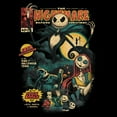thumbnail image 2 of Women's The Nightmare Before Christmas Jack and Sally Comic Cover Graphic Tee Black Medium, 2 of 3