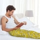 thumbnail image 5 of Balery Banana A Pantalones de pijama para hombre, pijama ultraligero, pantalón de descanso-XX-Large, 5 of 6