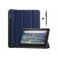 thumbnail image 1 of Case for All New Amazon Fire 7 inch Tablet (12th Generation, 2022 Released) - Lightweight Tri-fold Auto Wake/Sleep Stand Cover with Universal Stylus Pen, 1 of 7