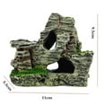 thumbnail image 6 of Walbest Mountain View Decor Rockery Landscape Rock Hiding Cave Tree Aquarium Ornament Fish Tank Decoration, 4 Style, 6 of 7