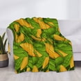 thumbnail image 3 of Yiaed Fresh Corn 1 Print Blanket Throw Blanket Soft Cozy Flannel Blanket for Home Bed Sofa Couch Chair-40"x30", 3 of 6
