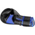 thumbnail image 4 of Athllete Durable and Comfortable Boxing Gloves Men and Boxing Gloves Women, Extra Thick Padding for Beginner Boxers and Training Fitness, Ideal for Both Men Boxer and Women Boxer (Black/Blue, 12 oz), 4 of 8