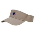 thumbnail image 2 of Honeymoon Embroidered Cotton Twill Sun Visor - Khaki OSFM, 2 of 5