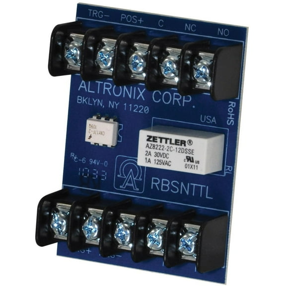Altronix Sensitive Relay 12/24VDC 18Ma DPDT, Relay, - RBSNTTL
