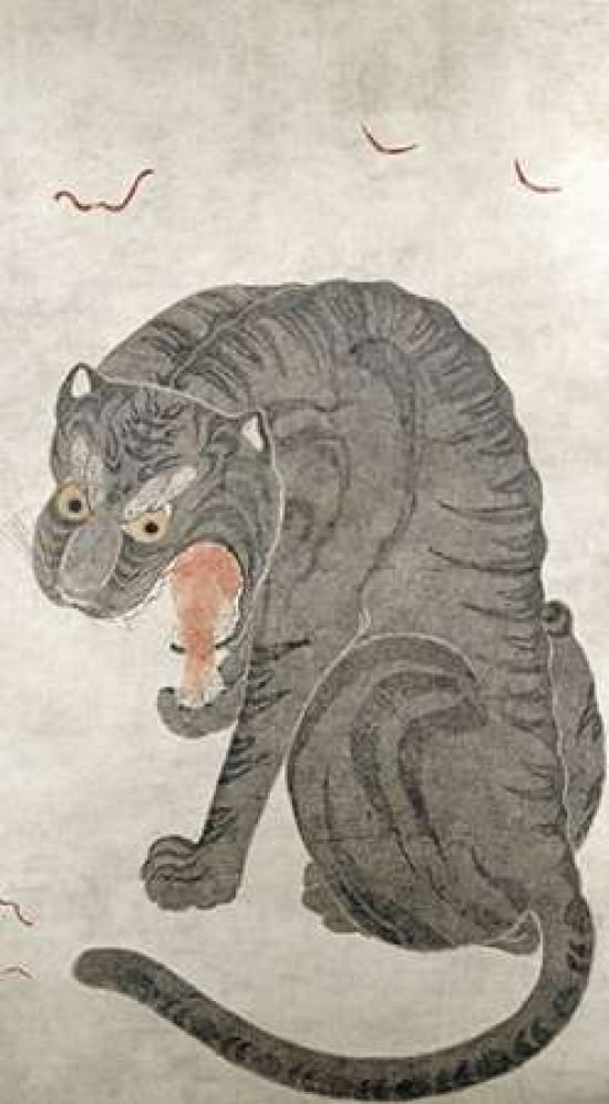 Tiger And Bats Canv