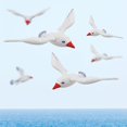 thumbnail image 4 of YSTIANN 8Pcs Realistic Seagull Balloons, Large Flying Inflatable Decor for Beach Pool Parties, Summer Hawaiian Outdoor Decorations WJ85-5265, 4 of 4