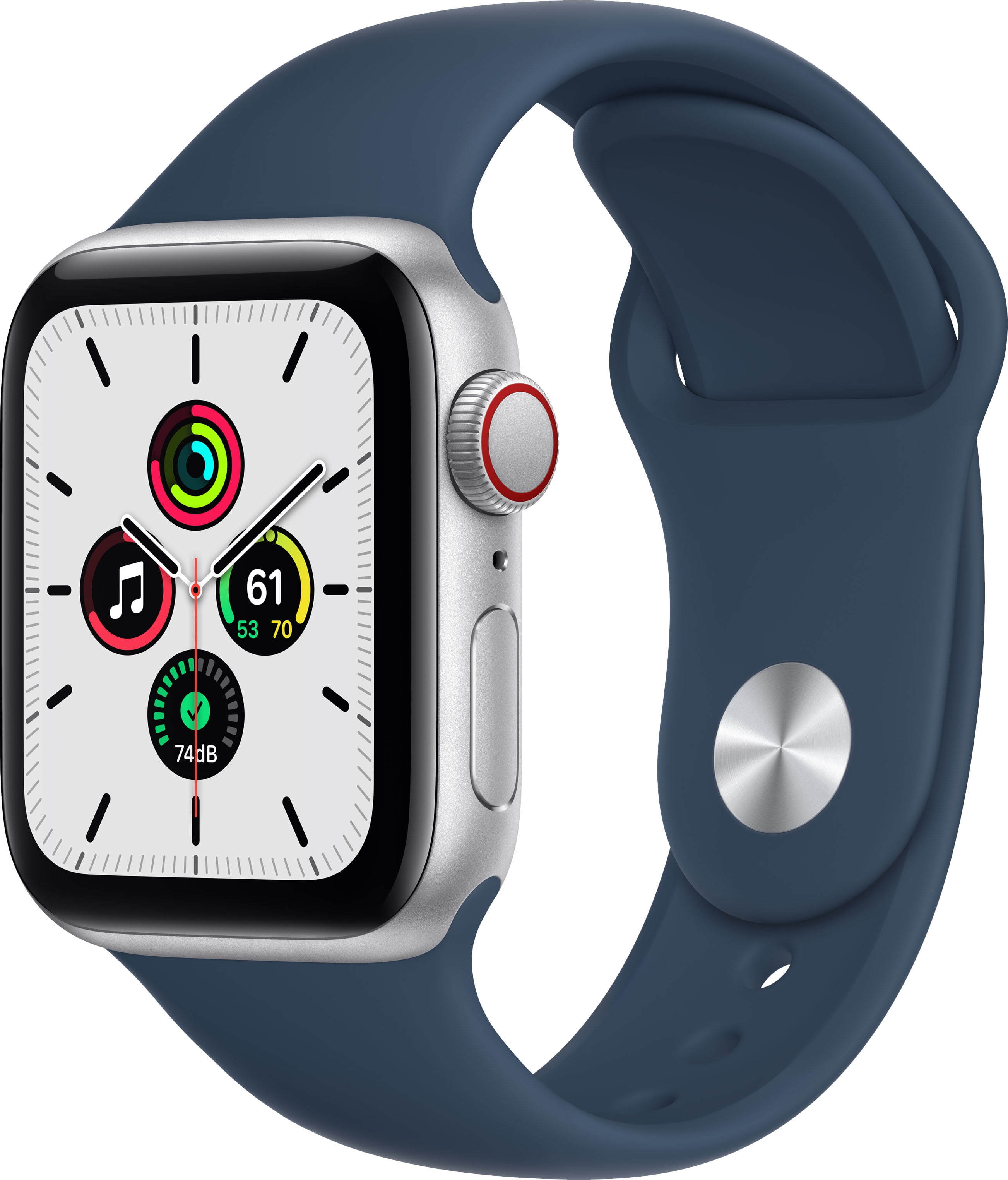 Restored Apple Watch SE Cell 40mm Space Gray Aluminum - Midnight