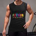 thumbnail image 2 of Fathor Men'S Muscle T-Shirt, Sleeveless, Muscle Tank Tee Top S, 2 of 7
