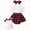 Z29-Red, variant on 6-9 Months Infant Summer Romper Infant Baby Girl Fall Winter Outfits Romper Knitted Bodysuit