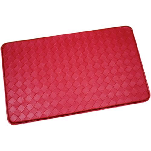 Memory Foam Anti Fatigue Kitchen Floor Mat Rug 30" x 18" Diamond Red