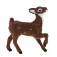 thumbnail image 1 of Juguete de peluche navideño de alce simulado, modelo de reno navideño - Varios tipos de ciervos Soporte hembra marrón oscuro, 1 of 7