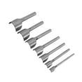 thumbnail image 3 of Poinçonneuse Outils, 7pcs / Set Cuir Bricolage Poinçonneuse Demi-Rondelle Fonctionnalité Polyvalente, 3 of 12