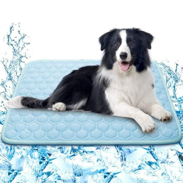 Tapete de refrigeración para mascotas para perros, gatos, tapetes de refrigeración lavables para perros, almohadillas para orejas de refrigeración portátil para perros, manta de refrigeración portátil