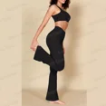 thumbnail image 4 of Leggings Deportivos Con Bolsillo Pantalones De Pierna Ancha, 4 of 8