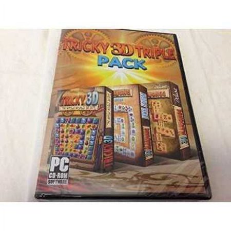Tricky 3D Triple Pack PC CD-ROM Software, Win XP, Vista, 7, 8