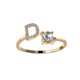 thumbnail image 2 of Exquisita moda 26 alfabeto inglés estilo anillo carta moda anillo de cobre Wmkox8yii fajkfhkj1298, 2 of 3
