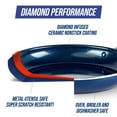 thumbnail image 3 of Blue Diamond 20 Piece Ceramic Nonstick Cookware Set, Toxin Free, Dishwasher Safe, Oven Safe, Blue​, 3 of 8
