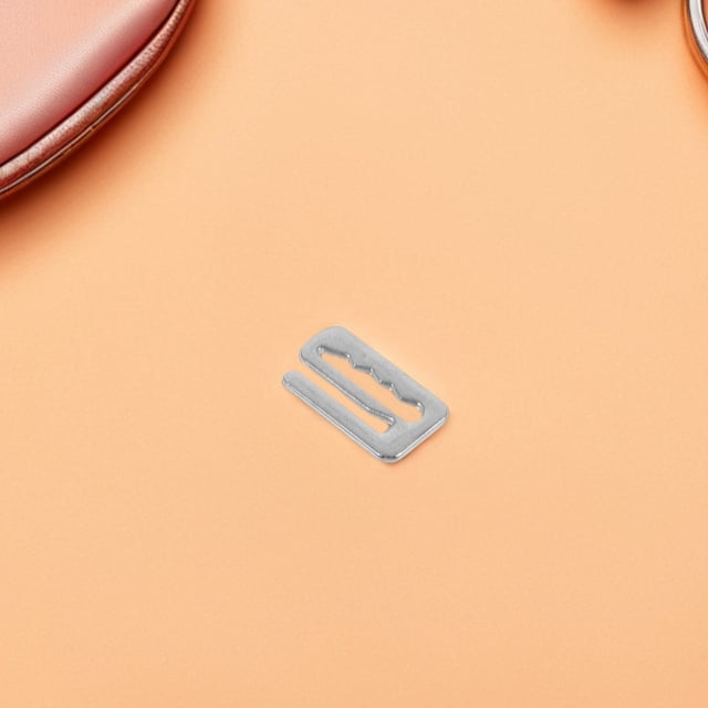 ADDHAT 25Ud Sujetadores Metálicos Para Capa De Con Compacto Y Seguro En Color Plata Para Casa