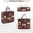 thumbnail image 6 of FORMRS Womens Corduroy Tote Bag Crossbody Shoulder Handbag with Pocket, Sweet Cakes, 6 of 7