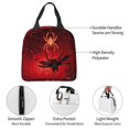 thumbnail image 4 of Honeii Black Spider Web With Spiders Print Lunch Bag Women, Lunch Box Lunch Bag for Women Adult Men, Small Leakproof Cute Lunch Tote Large Capacity Reusable, 4 of 8