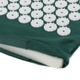 thumbnail image 3 of Esquirla Acupressure Mat and Pillow Set for Back/Neck Pain Relief Muscle Relaxation Dark green, 3 of 8