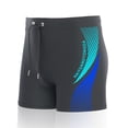 thumbnail image 1 of Bgsha Men\\\'s swimming trunks beach shorts swim boxer trunks with drawstring lined, 1 of 5
