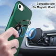 thumbnail image 4 of for iPhone SE 2022/2020, iPhone 7 Case, iPhone 8 Case, Heavy Duty Defender Protective Phone Cases with Ring Holder Stand Magnetic Kickstand, Hard Shell Shockproof Military Bumper Cover, Green, 4 of 13