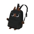 thumbnail image 4 of Mochila escolar ligera y bonita para viajes, ideal para cumpleaños y senderismo. Negro, 4 of 9