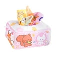 thumbnail image 3 of Caja de pañuelos para bebé, juguetes sensoriales para aprendizaje preescolar con 8 bufandas de colores para niños Rosa, 3 of 9