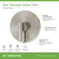 thumbnail image 4 of Symmons S3590BBBZTRM Dia Single Handle Volume Control Valve Trim - Bronze, 4 of 7