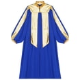 thumbnail image 3 of Kaerm Children Choir Robe for Church Pulpit Robe and Pastor Boys Girls Graduation Gown School Dress Up Uniform Blue 10, 3 of 7