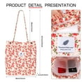 thumbnail image 5 of Ayieyill Corduroy Tote Bag with Inner Pocket, Large Canvas Shoulder Bag for Women and Girls, 5 of 8