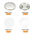 thumbnail image 3 of Unique Bargains 0.98inch Blank Button Making Supplies,50Pcs Badge Parts for Button Maker Machine, 3 of 5