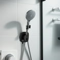 thumbnail image 2 of Shower Head Holder Suction Cup, 360° Adjustable Handheld Showe Holder, Strong Adhesive Handheld Shower Head Holder, No Drill, with Hook for Rental, RV, Hotel & Bathroom, 2 of 5